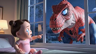 Download lagu Dinosaur at the Window | Fun Dinosaur Song for Kids | Baby Anna Kids Songs mp3
