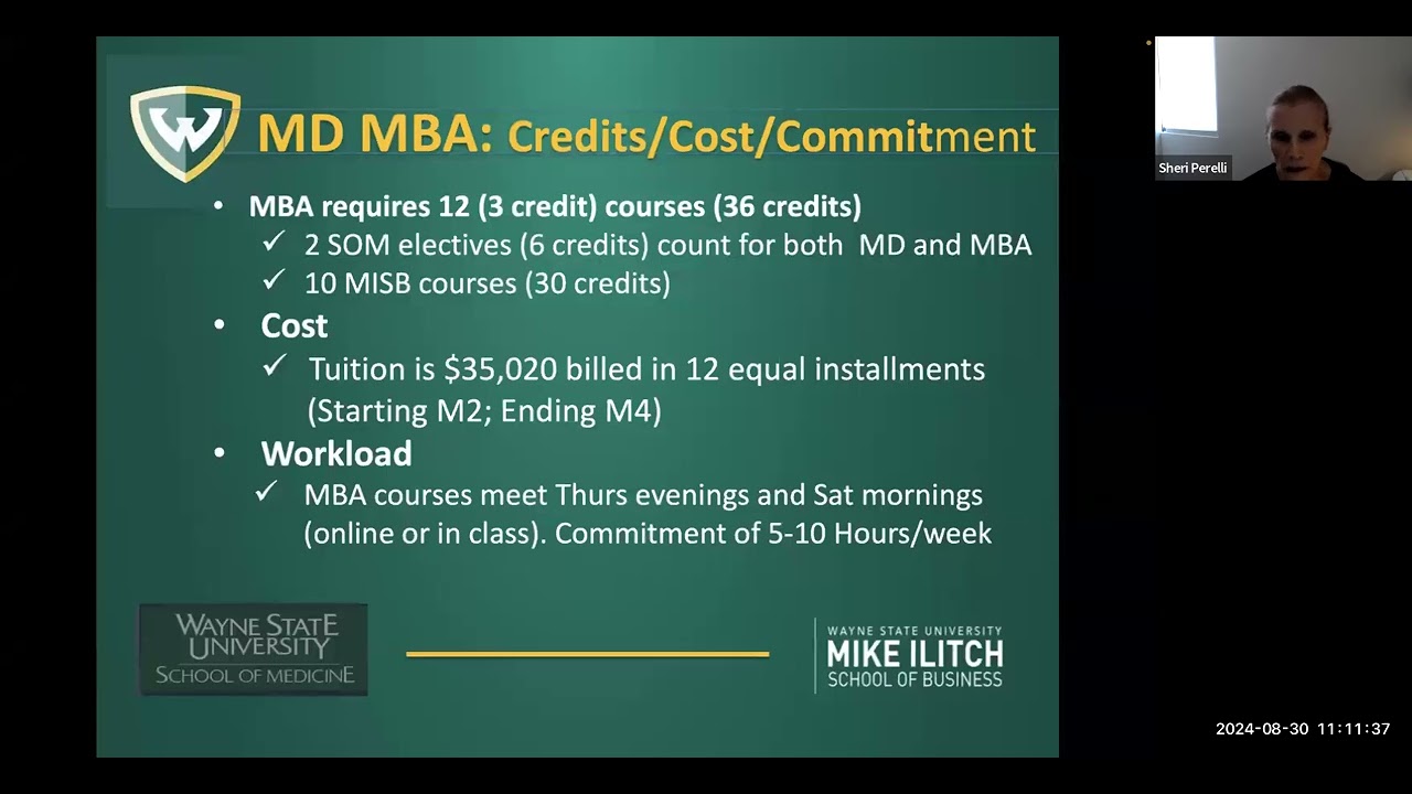 MD/MBA information session