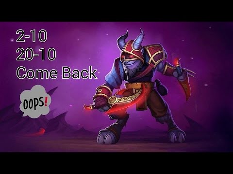 DOTA 2 Riki ComeBack 20-10