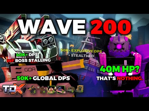 TORTURING Endless Mode w/ Behemoth, Warship, and War Machine! (Roblox TDX)