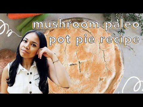 Mushroom Paleo Pot Pie Recipe (vegetarian + gluten-free)