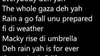 Tommy Lee - Mine Yuh Face Lyrics (ON SCREEN)