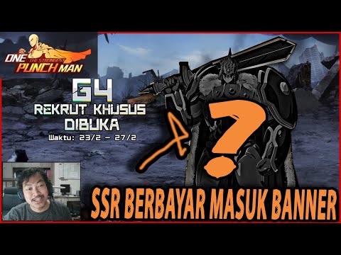 🔥🔥AKHIRNYA F2P BAHAGIA!! SSR BERBAYAR MASUK BANNER TICKET ELITE! - ONE PUNCH MAN:The Strongest