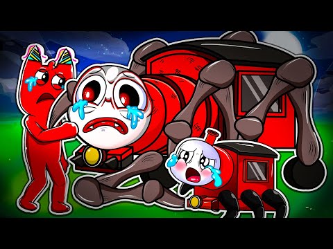 CHOO CHOO CHARLES vs GARTEN of BAN BAN - Baby Choo Choo Sad Story | Rainbow Friends Animation