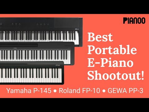 Portable pianos in comparison: Roland FP-10 vs. Yamaha P-145 vs. Gewa PP 3