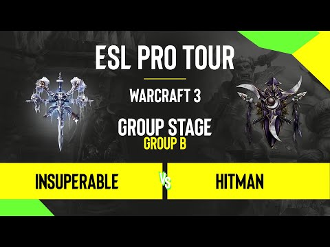 WC3 - iNSUPERABLE vs. Hitman - DreamHack Warcraft 3 Open: Summer 2020 - Group B - NA