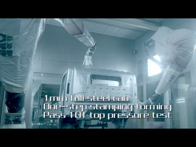 video of Foton Auman GTL  Truck 6×4 Tractor head 400HP logistics vehicle