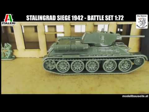 STALINGRAD SIEGE 1942 - Gebäude-Bau - Italeri 1:72 Building