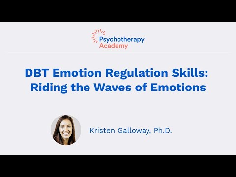 DBT Emotion Regulation Skills: Riding the Waves of Emotions