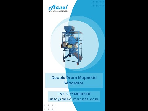 Double Drum Permanent Magnetic Separator