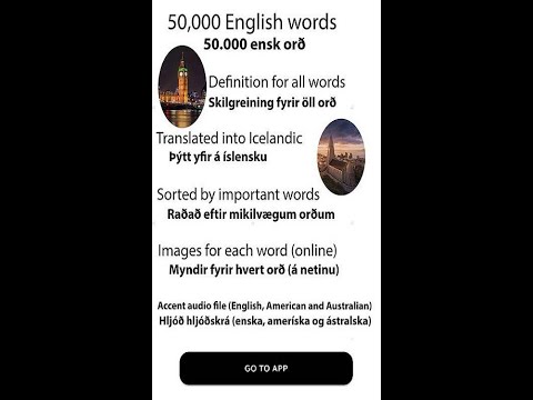 English icelandic dictionary