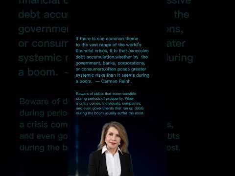 Thumbnail for Stock market Investment Quotes by Carmen Reinhart. #stockmarket ,#investing ,#equityinvestment. by Carmen Reinhart
