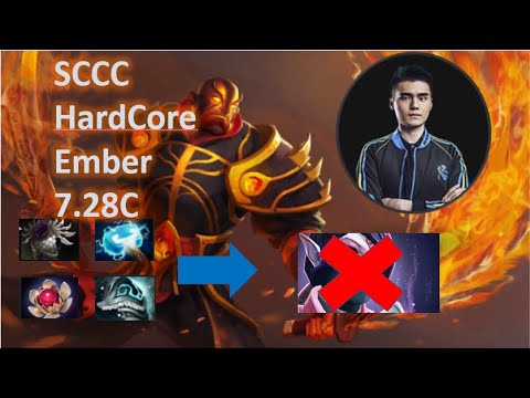 [YL Gaming] dota2 Sccc 7.28c Ember Spirit Super Hard Mid lane versus Templar Assassin. Tanky Carry!