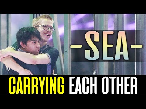 TOPSON & ANA carrying each other in SEA pubs DOTA 2
