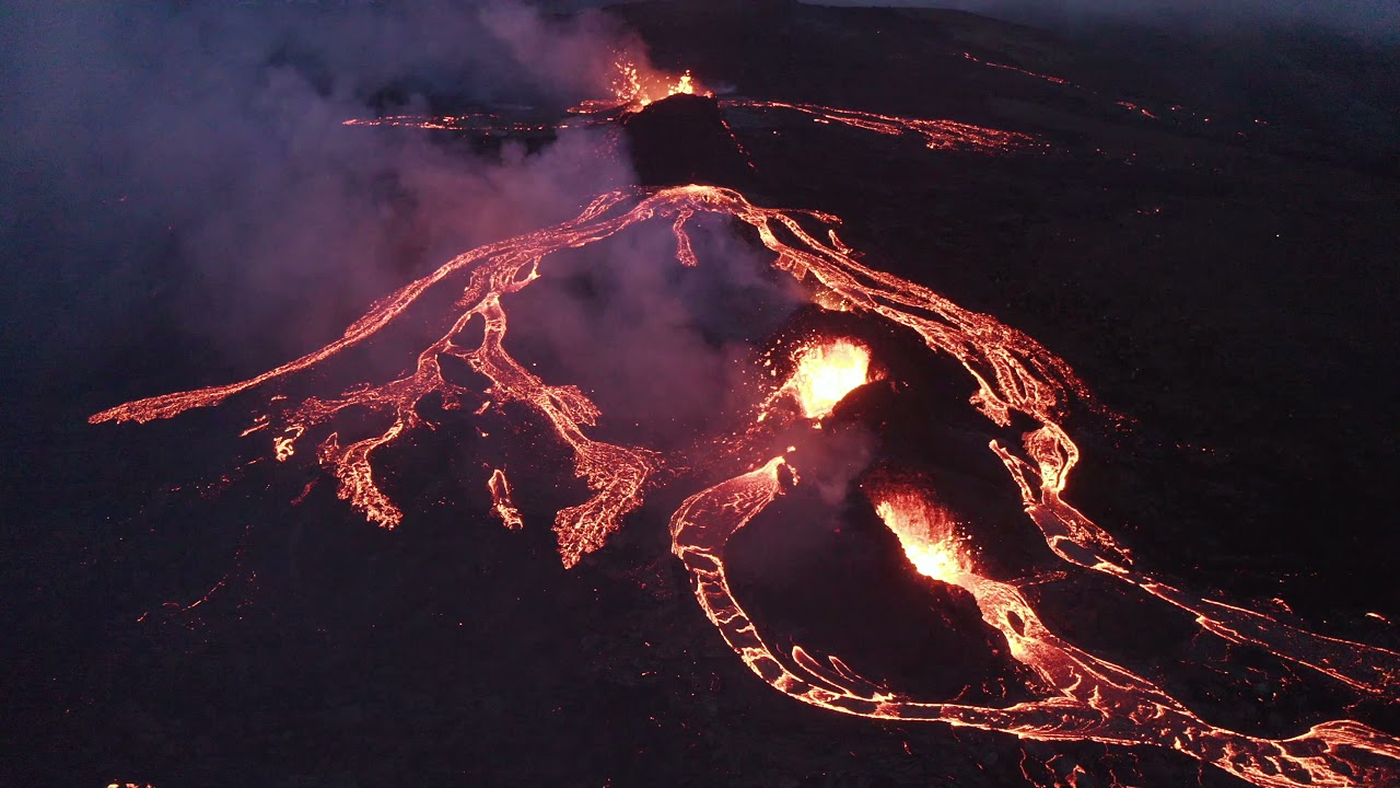 Geldingadalur Cinematic Drone Video 2021