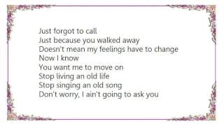 Brad Paisley - With You Without You Lyrics