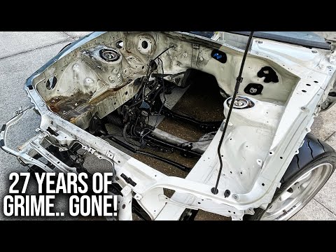 MK4 Supra's Engine Bay is Stripped! Detailed for the first time in 27 years!