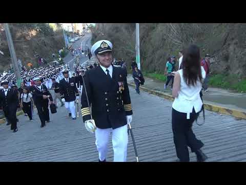 Escuela Naval Arturo Prat, Subida Carampangue, 21 de Mayo de 2025