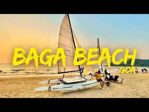 Goa | Baga Beach Goa in 4K 🇮🇳 | India’s Most Famous Party Beach Walk