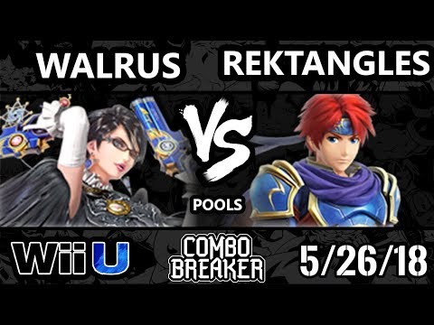 Combo Breaker 2018 Smash 4 - HYPER | walrus (Bayonetta) Vs. Rektangles (Roy) - Wii U Pools