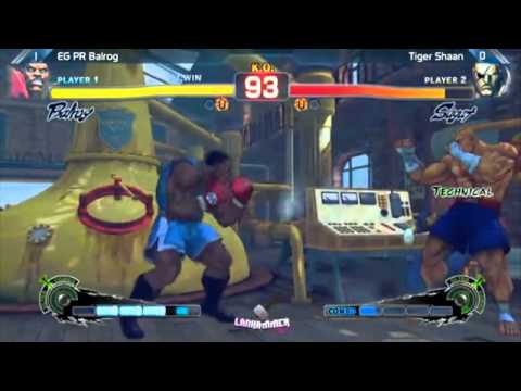 EG| PR Balrog (Balrog) vs Tiger Shaan (Sagat) LANHAMMER 2013 AE Pools