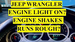 Jeep Wrangler Check Engine Light Came on? Runs Rough and Shakes? - Diagnose Fuel Injector Problem