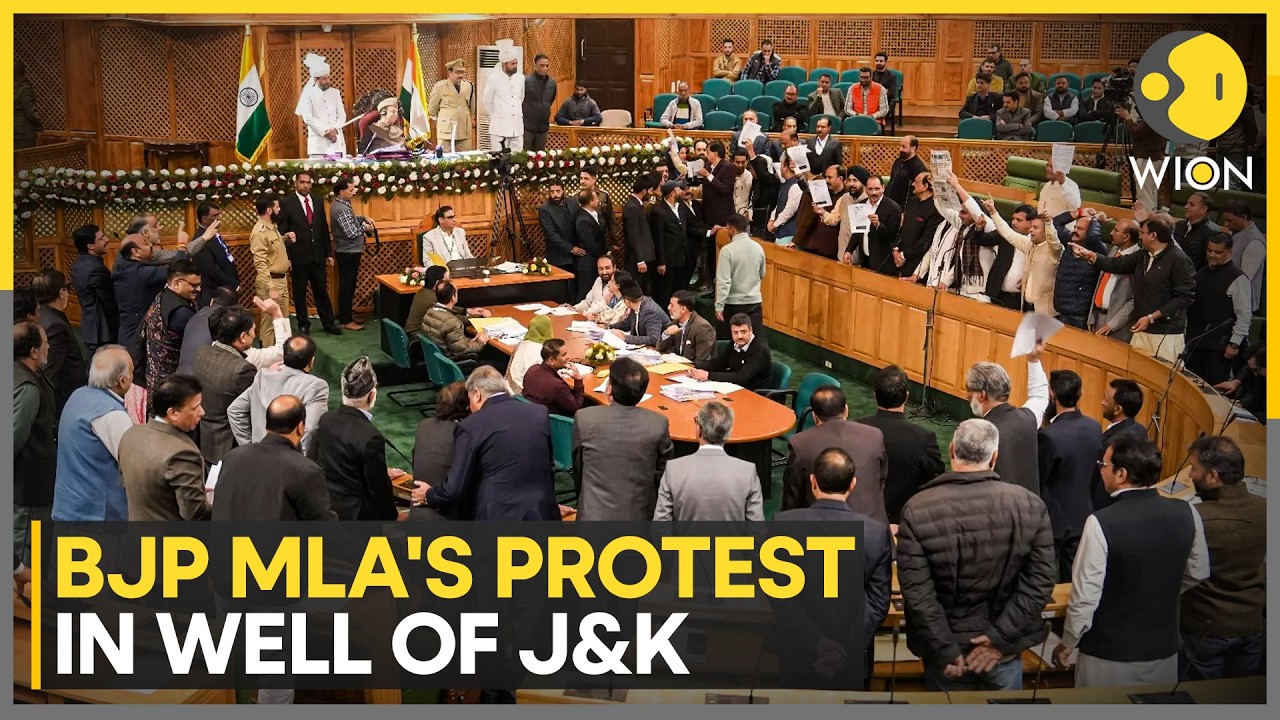 Jammu-Kashmir Assembly: BJP Accuses Abdul Rahim Rather Of Bias | WION News