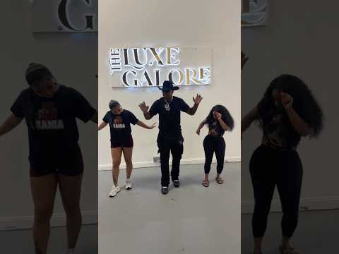 Mike Clark Jr and Big Bo doing the “Keep On Steppin” dance at Luxe Galore in Atlanta! #keeponsteppin