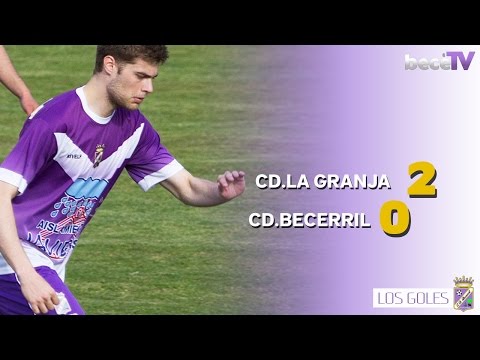 Los goles CD.La Granja 2 - CD.Becerril 0