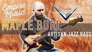 Video thumbnail for Fender Custom Shop Artisan Maple Burl Jazz Bass - EMPIRE MUSIC by Empire Music