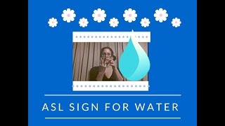 Water - ASL Baby Sign for Water