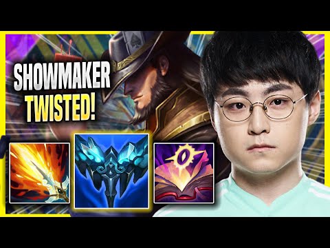 SHOWMAKER IS A MONSTER WITH TWISTED FATE! - DK ShowMaker Plays Twisted Fate MID vs Ryze!