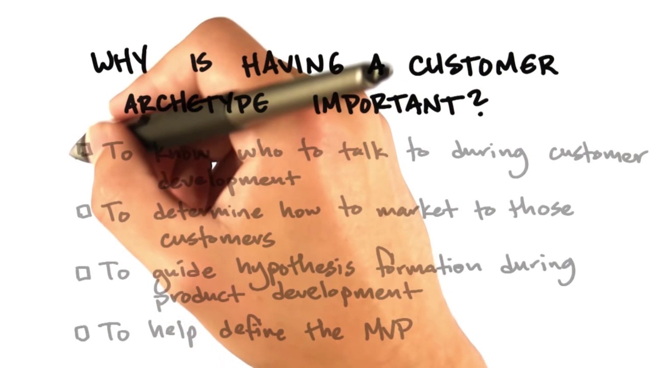 Lesson 26  Customer Archetype