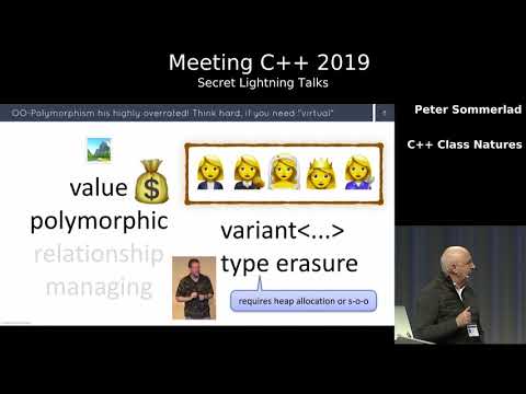 C++ Class Natures - Peter Sommerlad - Meeting C++ Secret Lightning Talks