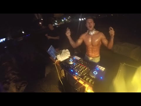 Igor Garnier live @ Danube Fun Fest - Donji Milanovac 10.08.2016 (Wind, Raining, Thunderstorm) 4K