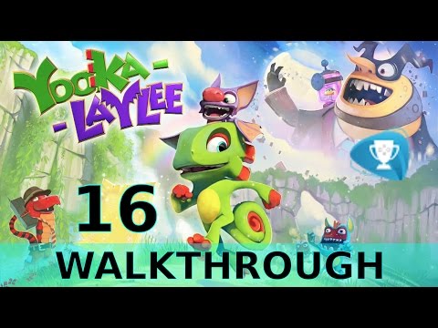 Yooka Laylee - Glitterglaze Glacier Cleanup - Walkthrough 16