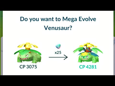 Level 51 😍 Mega ✨ Venusaur  Evolution Pokemon Go | Mega Evolution Pokemon Go | Shiny Mega Pokemon