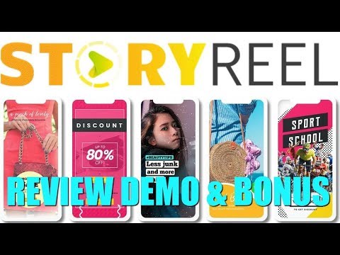 StoryReel Review Demo Bonus - Create Stunning Social Stories Videos in Minutes Video