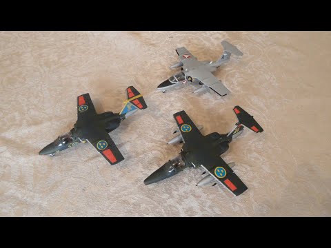 MARIVOX 1/72 SAAB 105 / Sk60 - Three doomed builds finally completed!