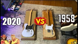 Video thumbnail for 1958 Fender Esquire VS 70th Anniversary Fender Esquire. (Brand New vs Brand Old) by Robert Baker