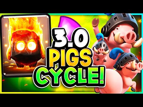 3.0 Royal Hogs Cycle Deck is OP - Clash Royale