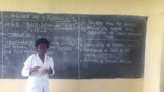 HISTORY and CITIZENSHIP Unit 8 TRANS SAHARAN TRADE S1 , Teacher Jacky
