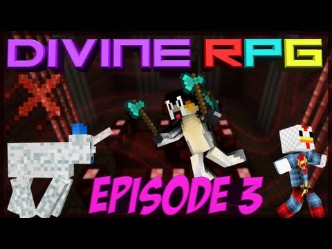 Divine RPG: Modded Let's Play - Part 3 - First Boss Fight: The Watcher!