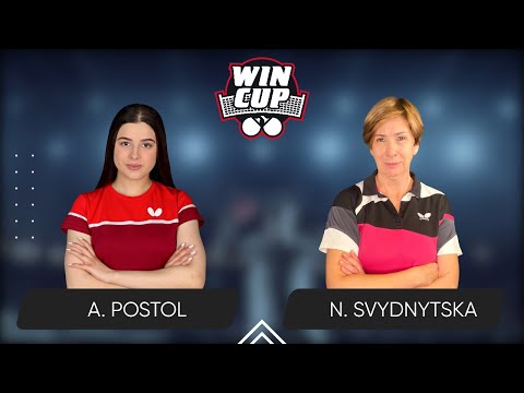 08:15 Anastasiia Postol - Nataliia Svydnytska 30.05.2025 WINCUP Women Master Table 2
