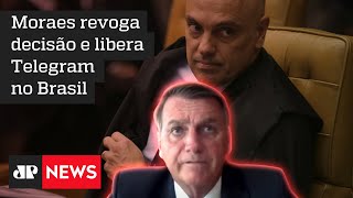 Bolsonaro: ‘Sou alvo de uma perseguição implacável de Moraes’