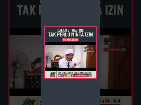Syamsul Debat - Dalam Situasi Ini, Tak Perlu Minta Izin #ShopeeYTDeals