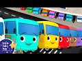1 2 3 Little Buses Go Round! | LittleBabyBum - Nursery Rhymes for Babies! ABCs and 123s