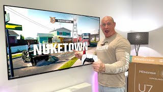 Hisense U7N Mini-LED, Gaming test with PS5