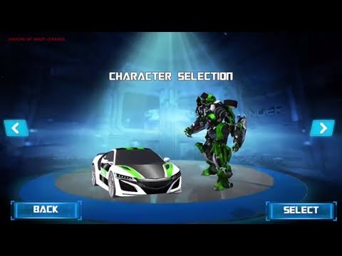 Police Car Transform Robot Car Crime City Cop Game