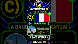 Qual Dessas É a Bandeira da França? 🇫🇷 Quiz de 5 Segundos #quiz #frança